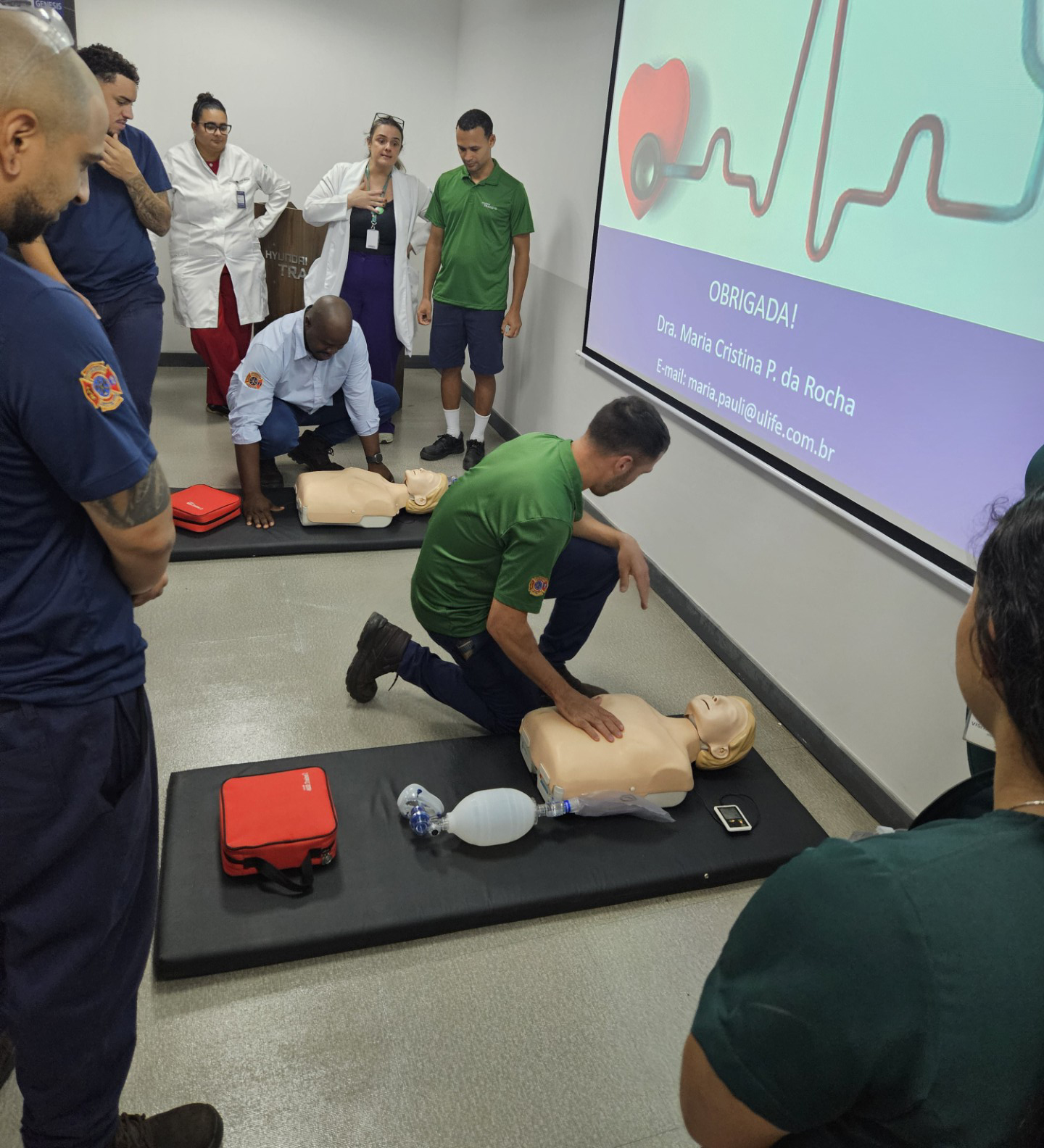 First aid training strengthens the preparedness of the Emergency Brigade at Transys Brazil
