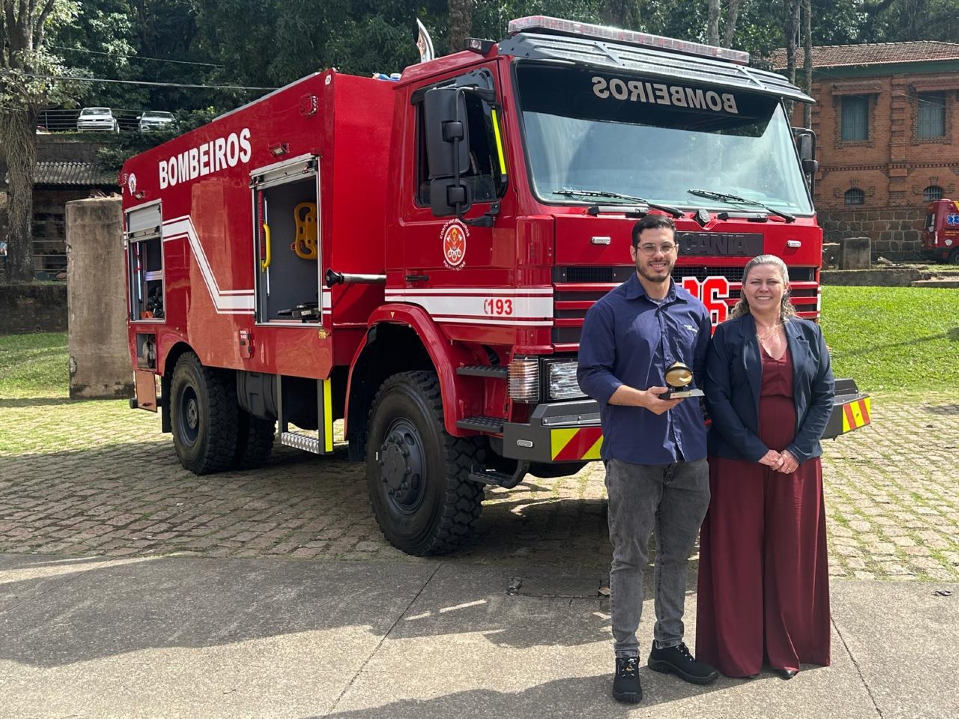 Transys Brasil apoia reforma de caminhão do Corpo de Bombeiros de Piracicaba